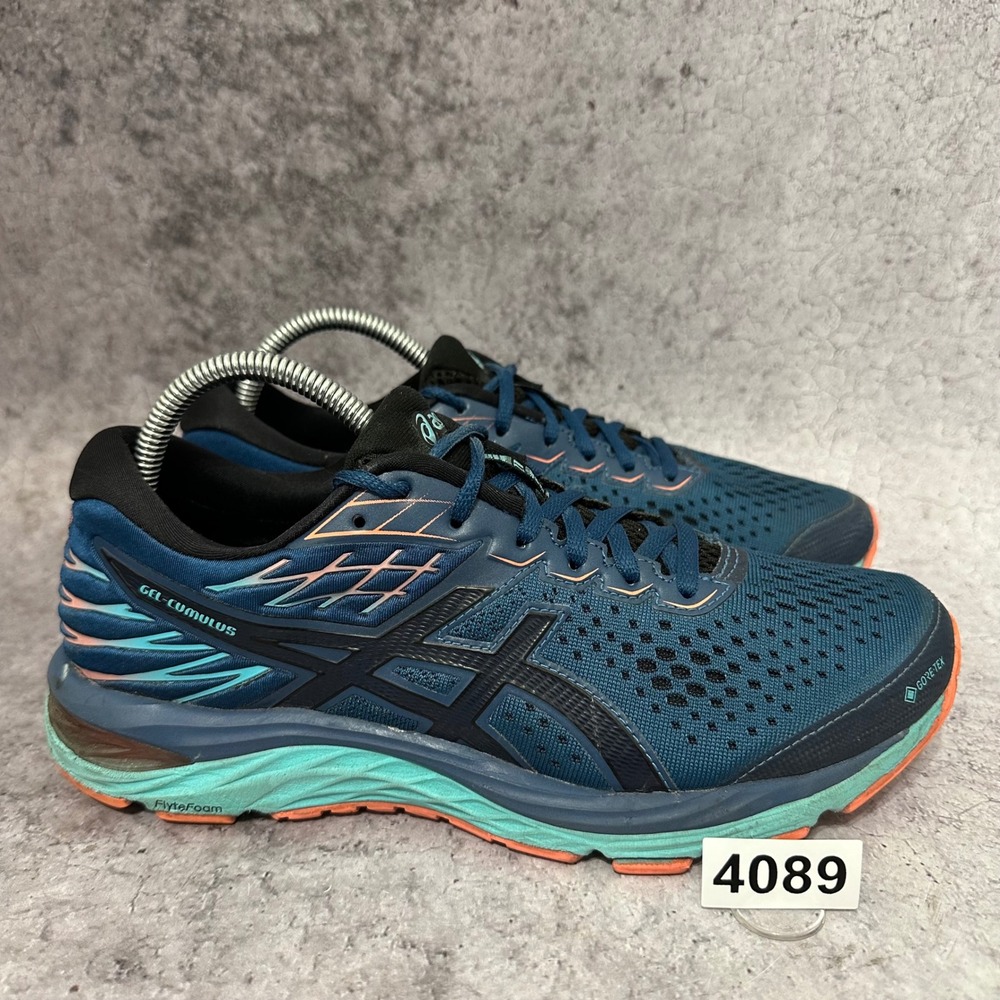 ASICS GEL-Cumulus 21‎ G-TX Shoes Womens 10 Blue Gore-Tex Running